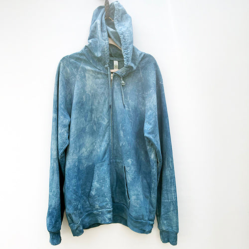 SHINRIN YOKU Lightweight Zip Hoodie Indigo –
